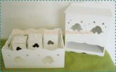 Kit Higiene e Porta fraldas menino Carros